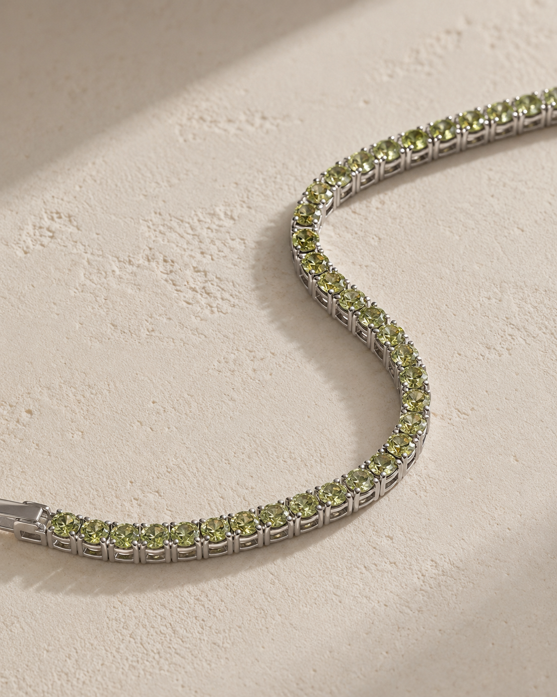 Peridot Tennis Bracelet