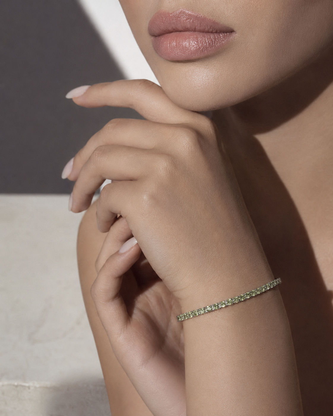 Peridot Tennis Bracelet