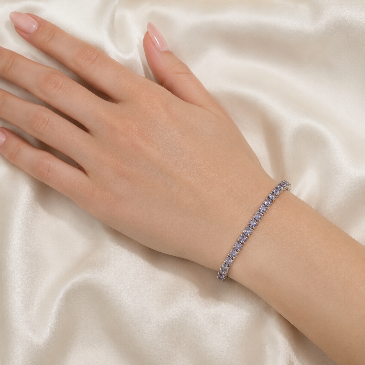 Viola Tennis Bracelet