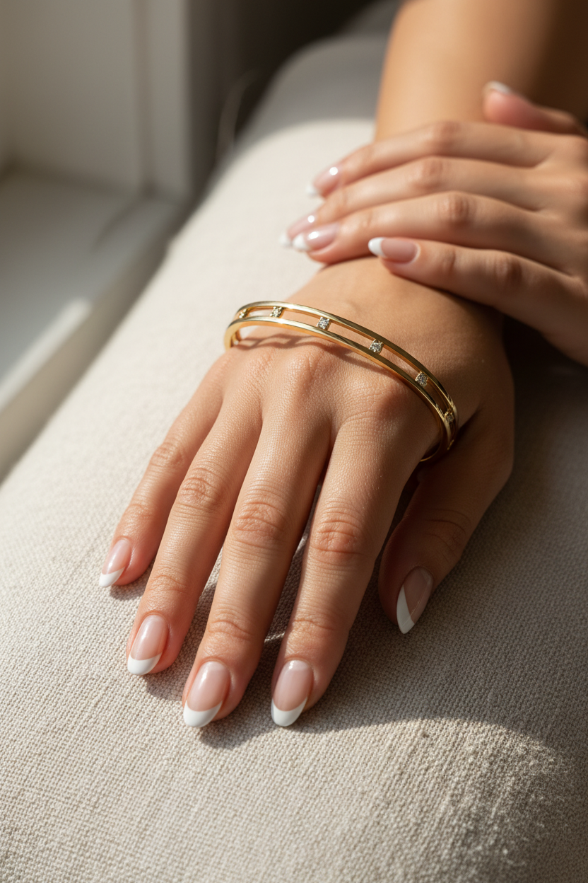 Bracelet natural linen