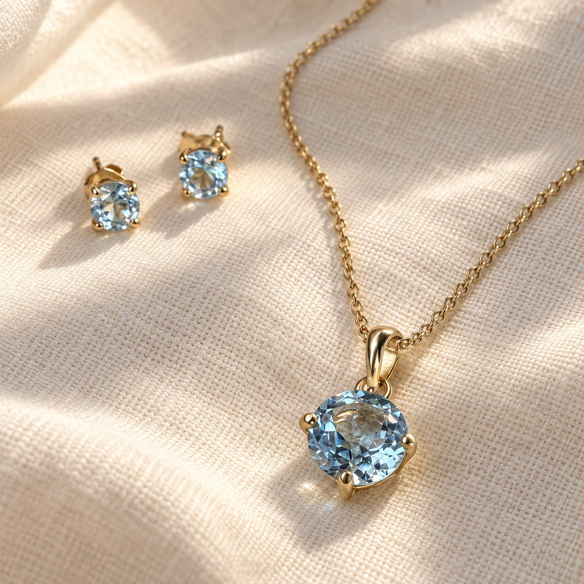 Azure Blue Topaz Set