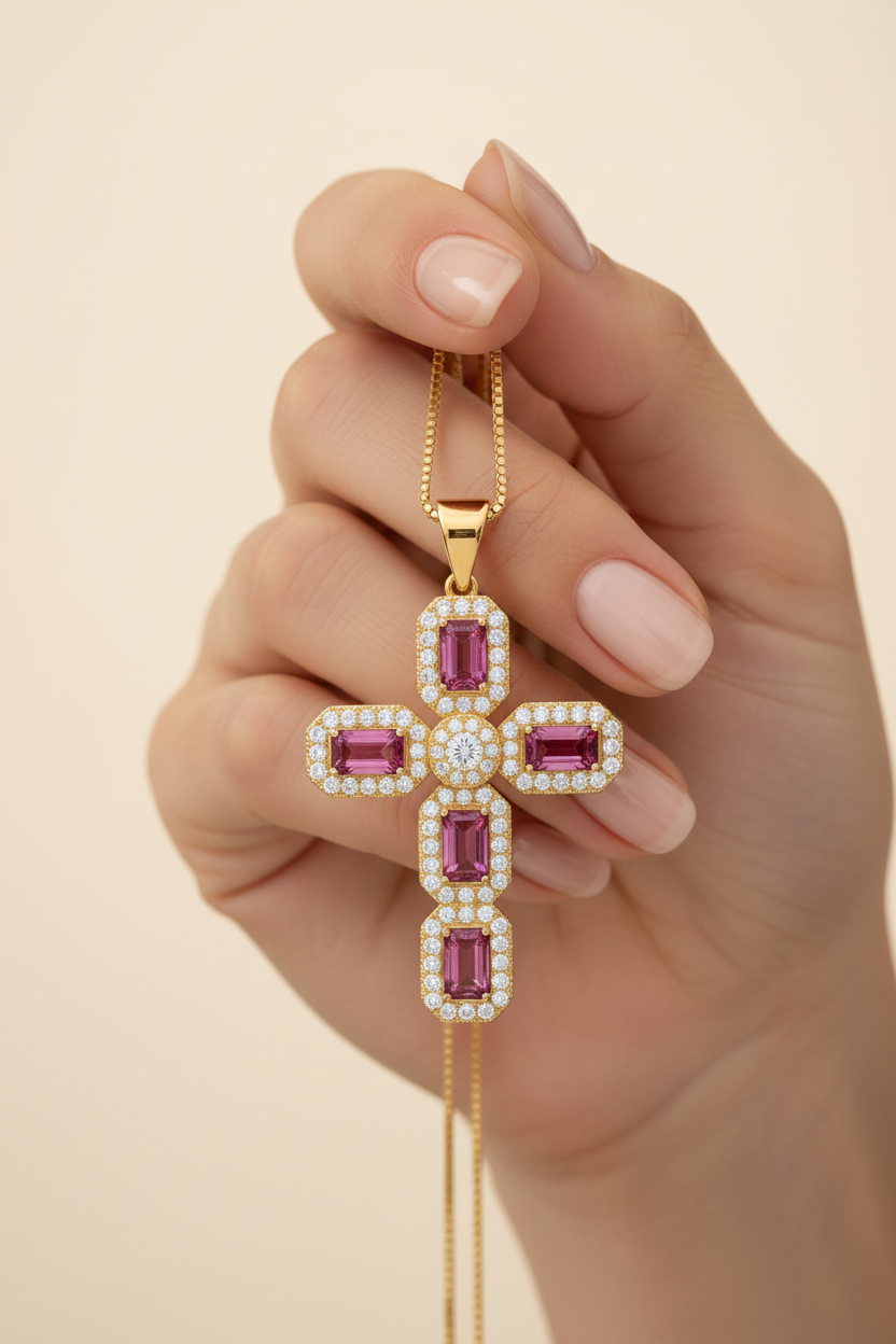 Gold Cross — Elegant Hand