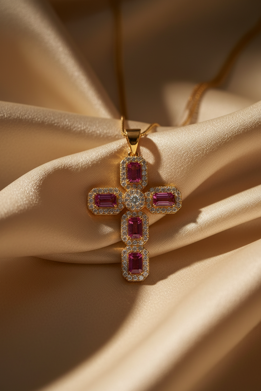 Gold Cross — Silk