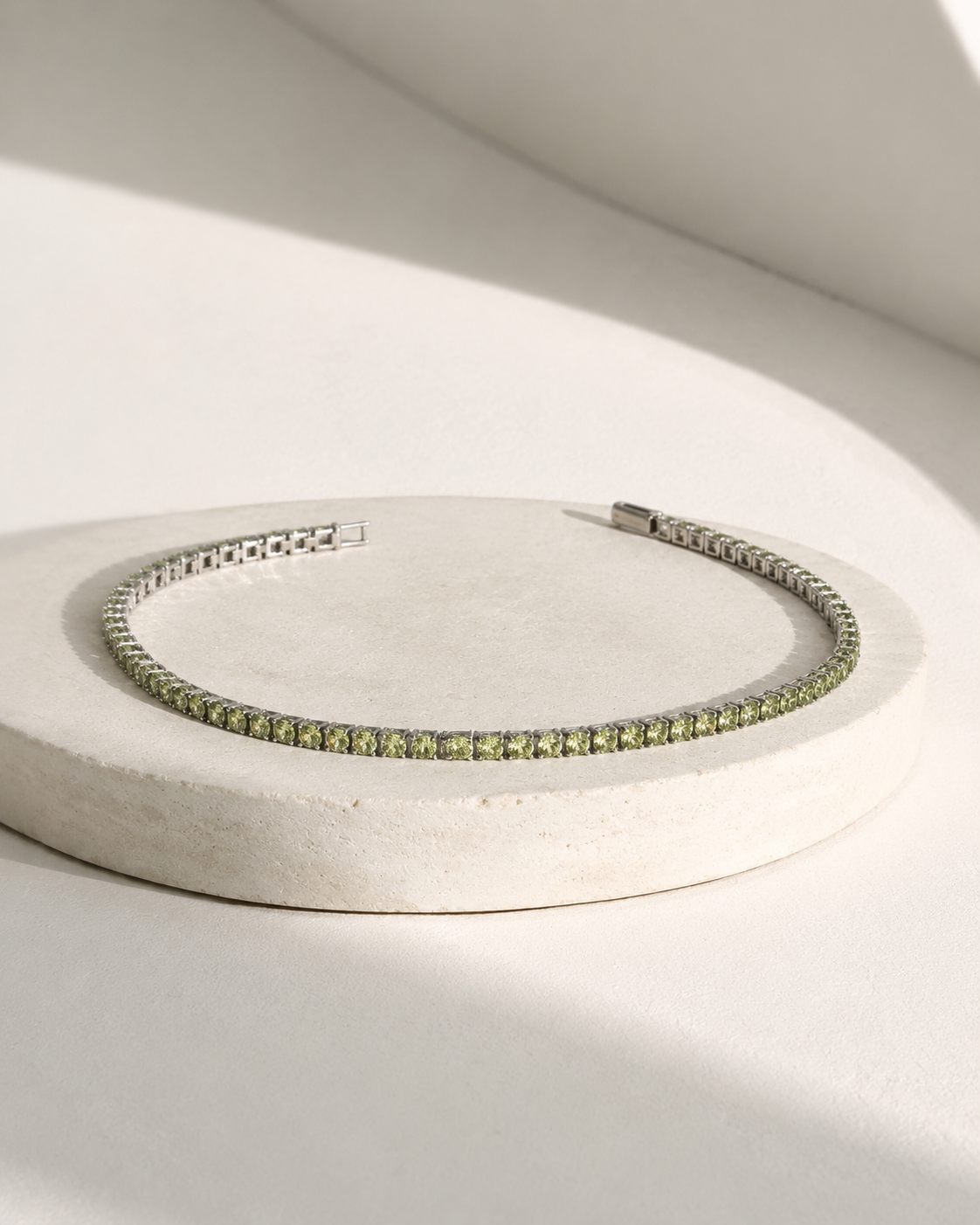 Peridot Tennis Bracelet