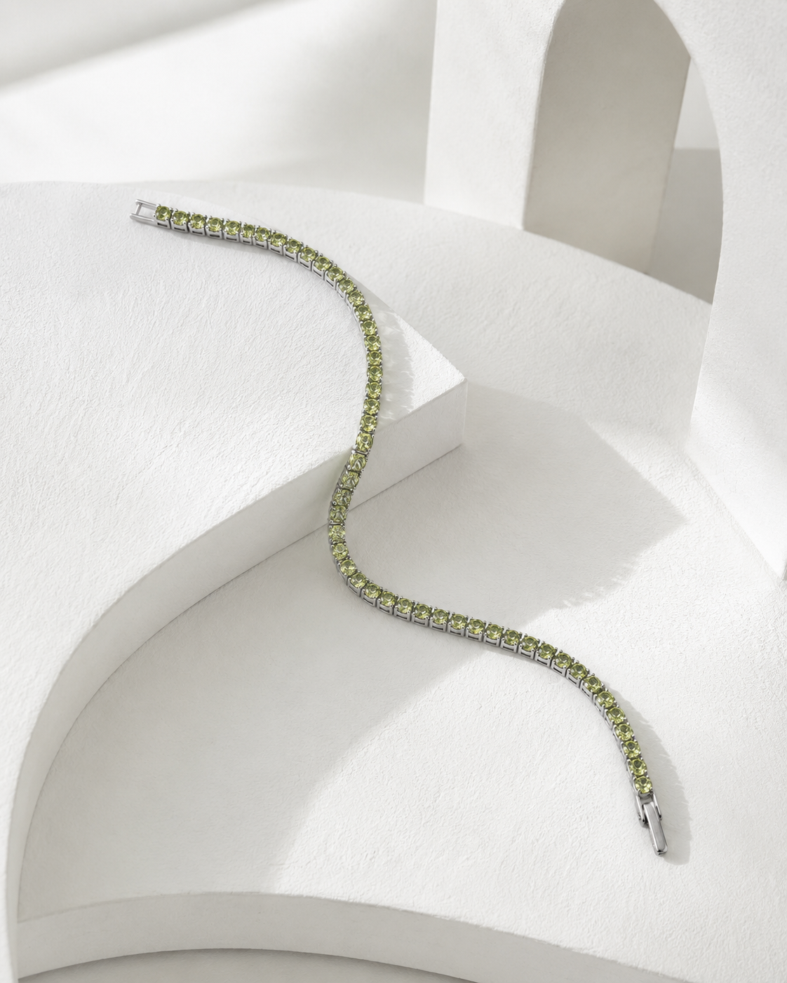 Peridot Tennis Bracelet