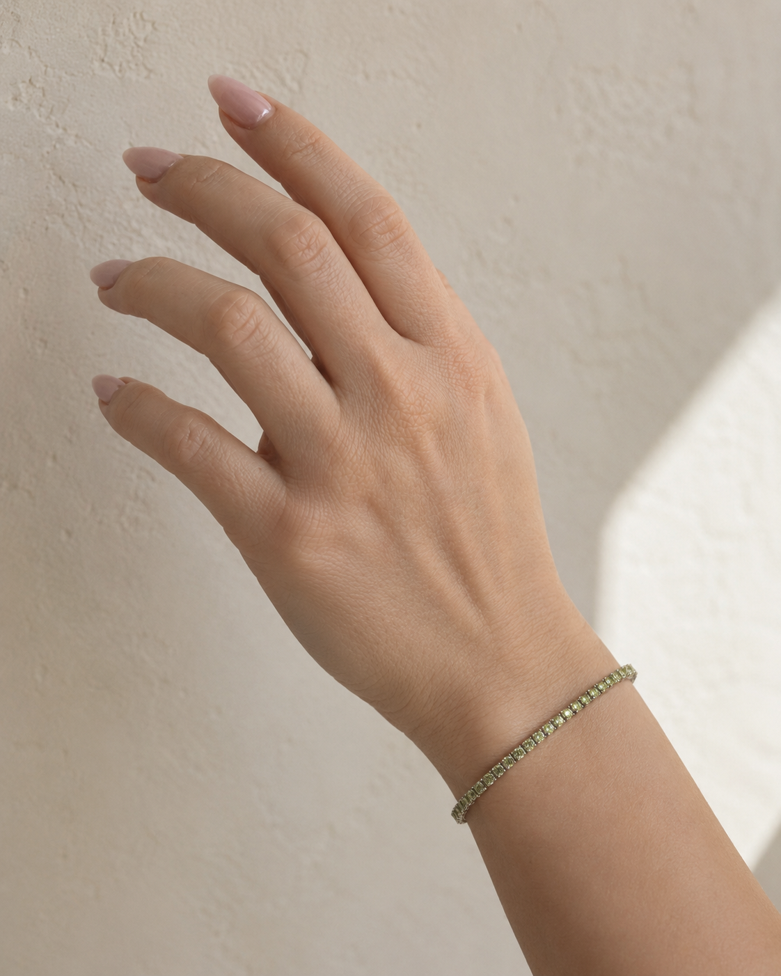 Peridot Tennis Bracelet